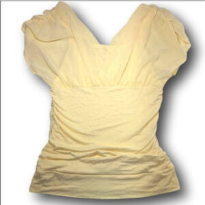 Women's Maurices Yellow Blouse L